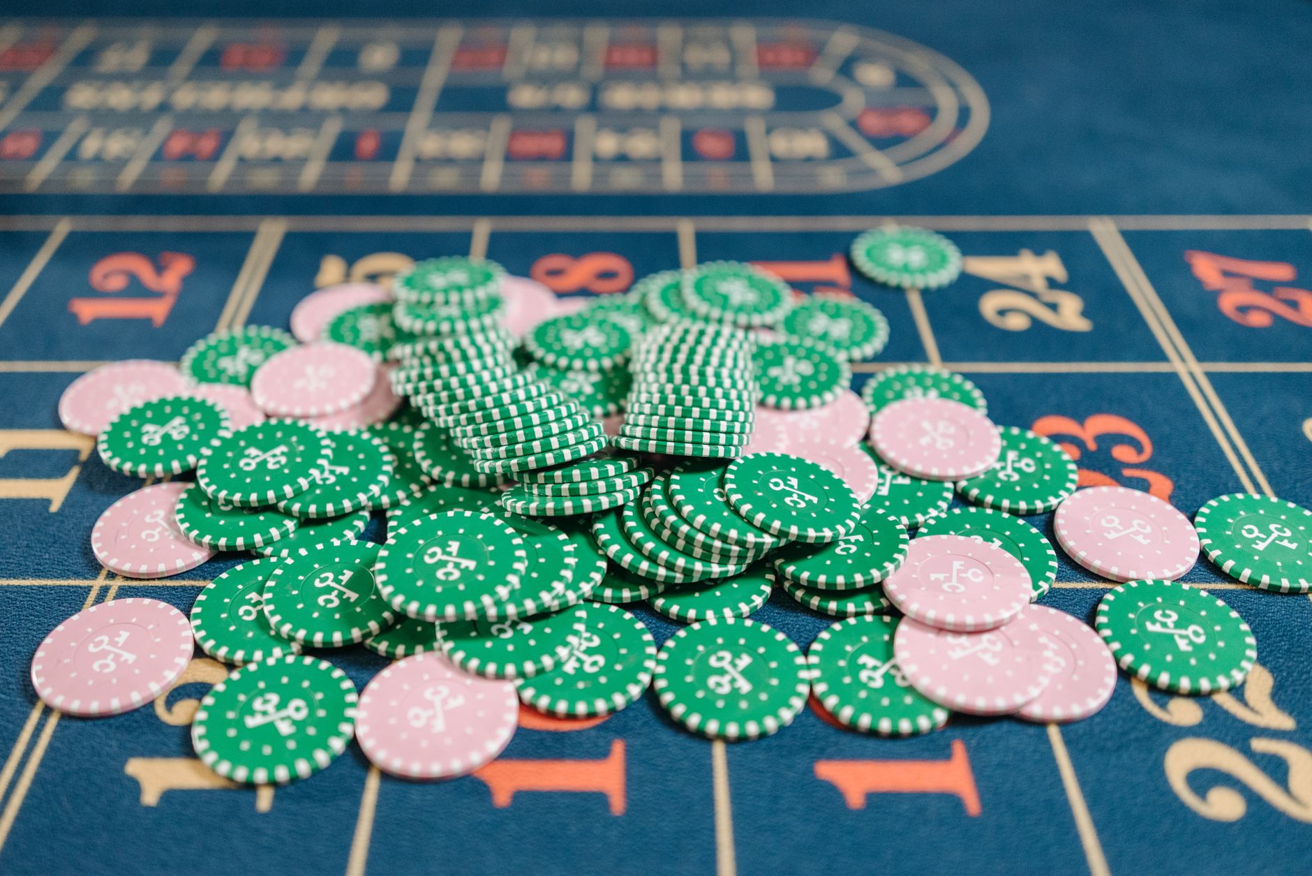 iGaming operator environment showing casino gaming table and player experience